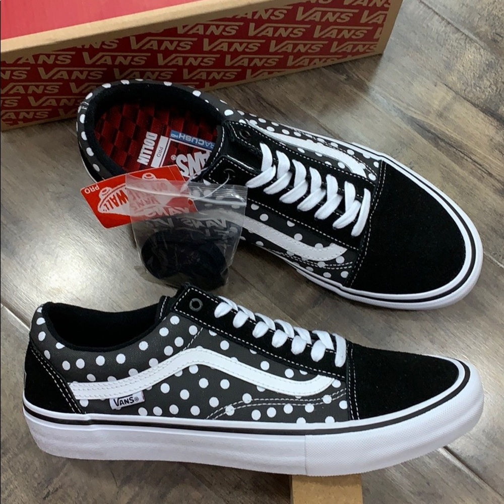 VANS OLD SKOOL PRO BAKER DOLLIN/Polka dots men’s - Picture 14 of 16